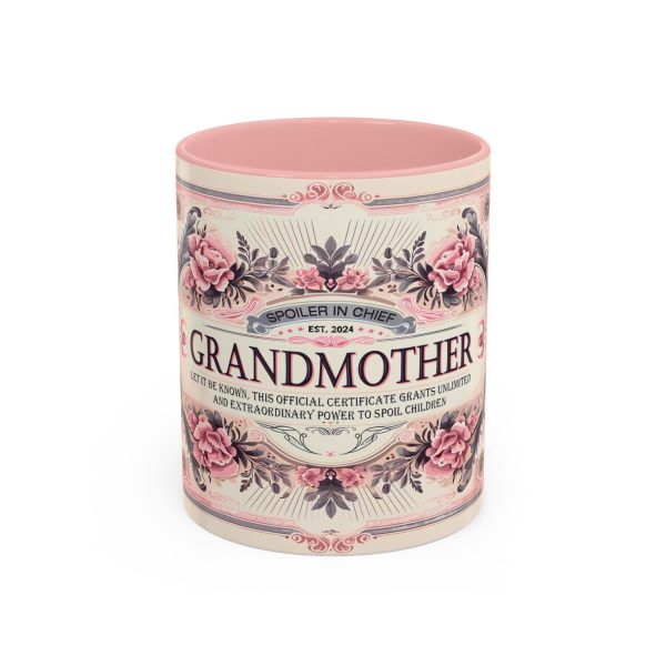 Celebrate Grandmother with a Memorable Keepsake: The Official Grandmother Certificate Coffee Mug