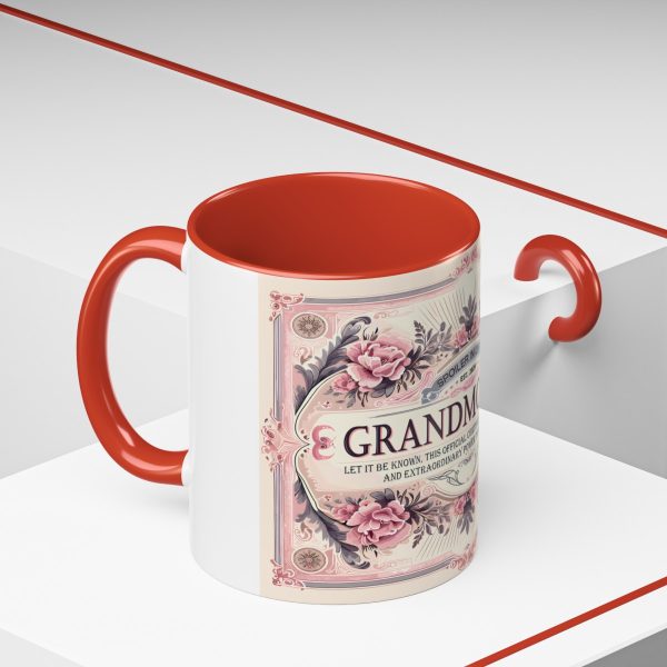 Celebrate Grandmother with a Memorable Keepsake: The Official Grandmother Certificate Coffee Mug