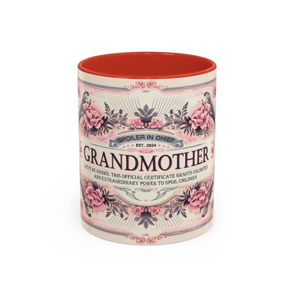 Celebrate Grandmother with a Memorable Keepsake: The Official Grandmother Certificate Coffee Mug