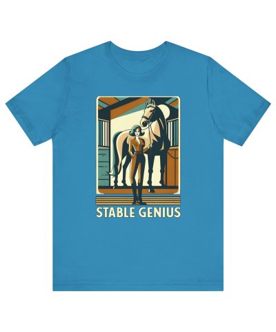 Mid-Century Modern Stable Genius Horse Shirt