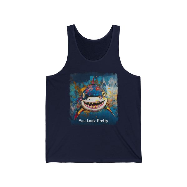 Shark Tank Top Shirt – “You Look Pretty” – Funny Humorous Humor Shirt for Ocean Life Enthusiasts