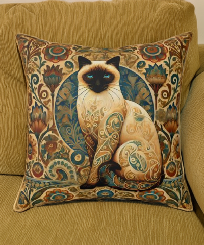 Siamese Cat Pillow